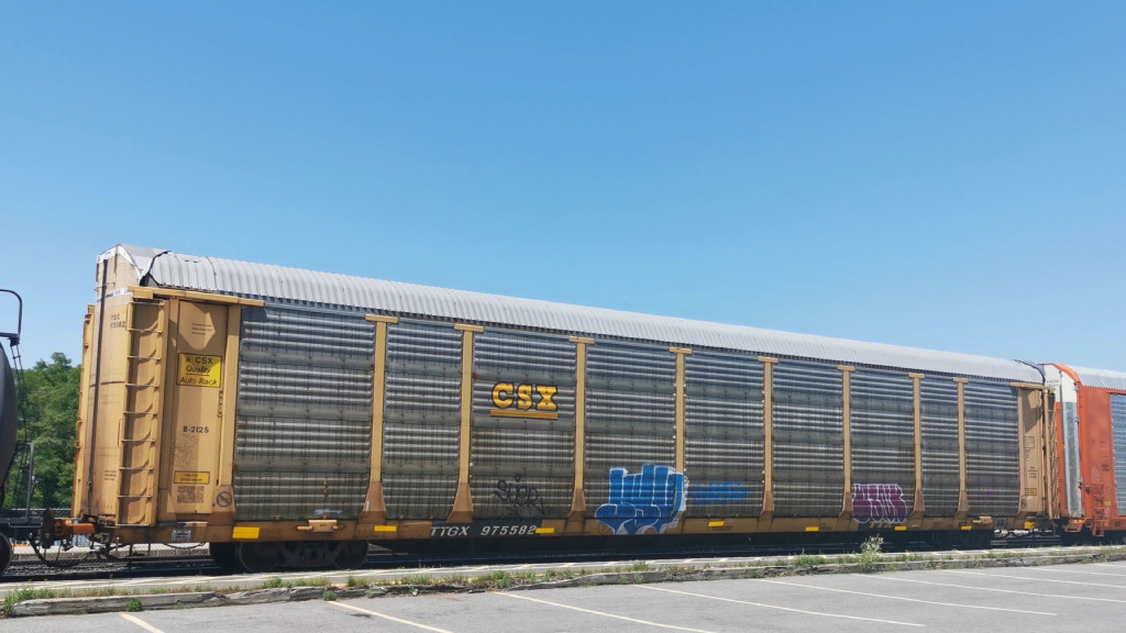 CSX B2125 (Body) TTGX 975582 (Flat)